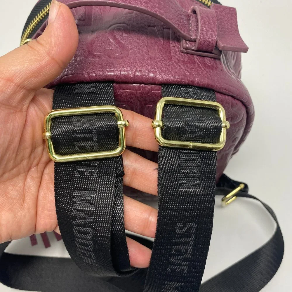 Steve Madden burgundy backpack